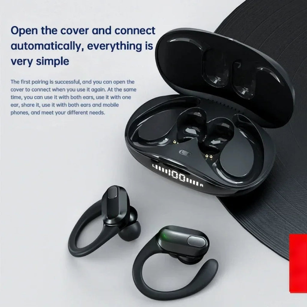 Wireless Bluetooth 5.3 Earhook Headphones
