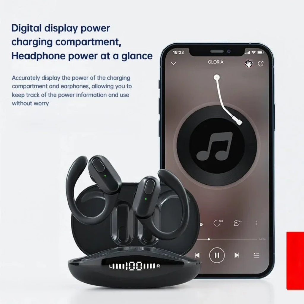 Wireless Bluetooth 5.3 Earhook Headphones