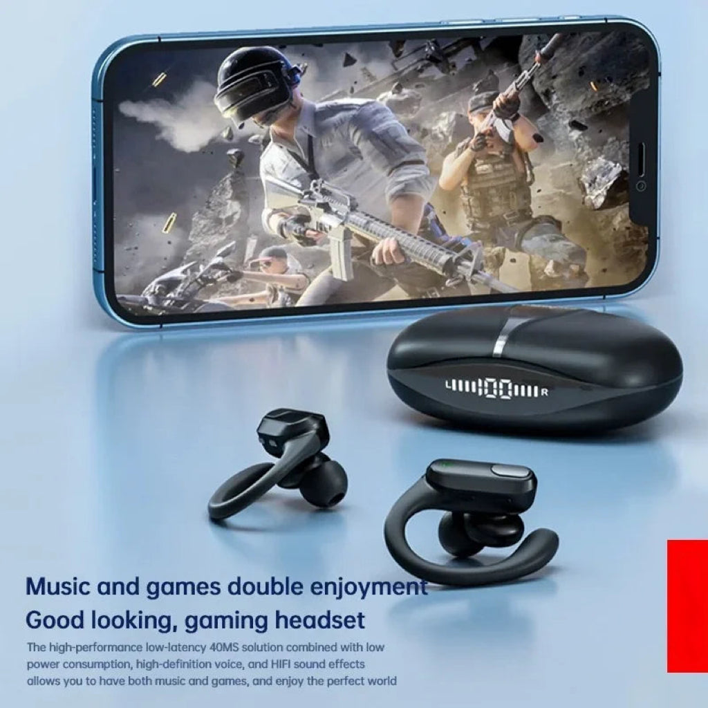 Wireless Bluetooth 5.3 Earhook Headphones
